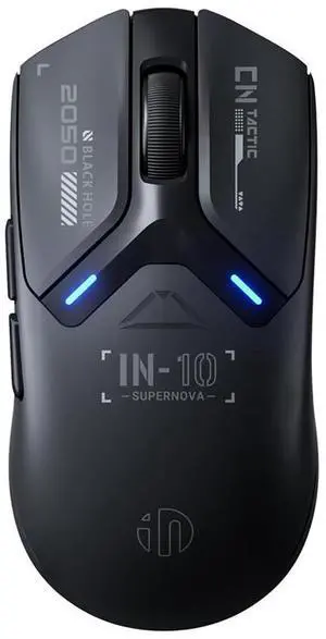 Wsirak IN10P Superlight Wireless Gaming Mouse 8K Polling Rate 26,000 DPI Tri-Mode PAW3395 Sensor Fully Programmable