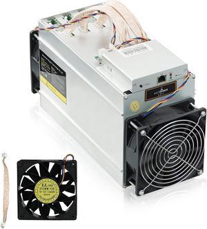 Antminer L3+ 504MH/S Scrypt ASIC Litecoin Miner, LTC Dogecoin Mining Machine with an Extra Fan & A Data Cable