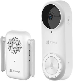 Ezviz Doorbell Camera 2K+ 5MP Battery Wireless WiFi 64GB & Chime, Smart Home AI Human Detection & DIY Security Kit, Long-Lasting Battery & Two-Way Audio