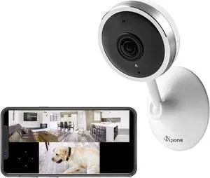 Apone 5MP Smart Dual Mode Security Camera IP WiFi Home Indoor Camera for Babies/Pets Motion Detection 2 Way Audio Night Vision Cloud and Local Storage
