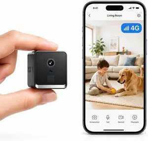 4G LTE Cellular Security Camera, No WiFi 2K HD Indoor Surveillance Camera with Built-In SIM Card for Remote Viewing, PIR Motion Detection Auto Night Vision Real-Time Alerts, Portable Battery Camera 4G LTE Cellular Security Camera, No WiFi 2K HD Indoor Surveillance Camera with Built-In SIM Card for Remote Viewing, PIR Motion Detection Auto Night Vision Real-Time Alerts, Portable Battery Camera