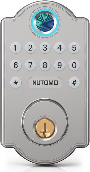 Keyless Entry Door Lock Deadbolt - Fingerprint Door Lock - Door Lock with Keypads - Electronic Keypad Door Lock -Smart Digital Door Lock - Anti-Peeping Code Easy Installation