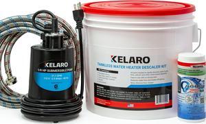 Kelaro Tankless Water Heater Flushing Kit with Rectorseal Calci-Free