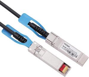 25GbE SFP28 DAC Twinax Cable, 0.5 Meter 25GBASE-CR SFP28 Passive Copper Cable, Compatible for Cisco SFP-H25G-CU0.5M, Ubiquiti, Juniper, Mellanox, Mikrotik, Netgear, Supermicro, Open Source Switches