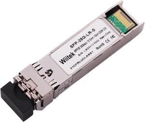 Wiitek 25G SFP28 SFP+ Optical Transceiver, 25GBase-LR Duplex LC SMF Module, 1310nm, DDM, up to 10km for Cisco SFP-25G-LR-S, Ubiquiti UACC-OM-SFP28-LR, Netgear, Mikrotik, Unifi and More