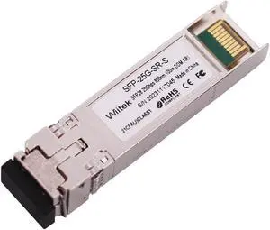 Wiitek 25G SFP28 SFP+ Optical Transceiver, 25GBase-SR Module, 850nm MMF, up to 100meters, Compatible for Arista SFP-25G-SR-S