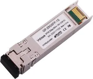 Wiitek 25G SFP28 SFP+ Optical Transceiver, 25GBase-SR Module, 850nm MMF, up to 100meters, Compatible for Dell Force10 GP-25GSFP-1S