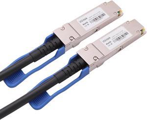 Wiitek 100GbE QSFP28 DAC Twinax Cable, 0.5 Meter 100GBASE-CR QSFP28 to QSFP28 Passive Copper Cable, Compatible for Cisco QSFP-100G-CU0.5M, Ubiquiti, Mikrotik, Netgear, Supermicro, Open Source Switches