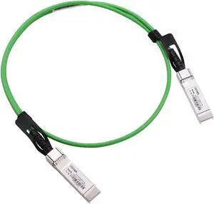 [Green Colored] 1m 10G SFP+ DAC Twinax Cable, 10Gbase-CU SFP+ Copper Cable, Compatible for Cisco SFP-H10GB-CU1M, Ubiquiti, Juniper, Mellanox, Mikrotik, Netgear, Supermicro, Open Source Switches