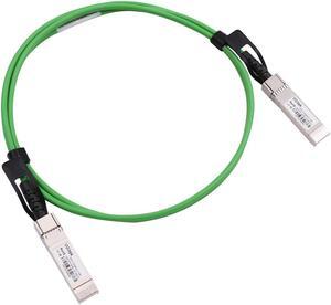 [Green Colored] 1.5m 10G SFP+ DAC Twinax Cable, 10Gbase-CU SFP+ Copper Cable, Compatible for Cisco SFP-H10GB-CU1.5M, Ubiquiti, Juniper, Mellanox, Mikrotik, Netgear, Supermicro, Open Source Switches