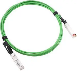 [Green Colored] 3m 10G SFP+ DAC Twinax Cable, 10Gbase-CU SFP+ Copper Cable, Compatible for Cisco SFP-H10GB-CU3M, Ubiquiti, Juniper, Mellanox, Mikrotik, Netgear, Supermicro, Open Source Switches