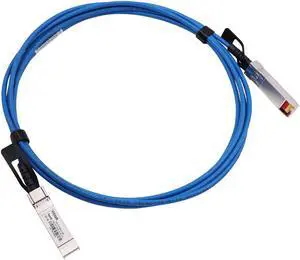 [Blue Colored] 3m 10G SFP+ DAC Twinax Cable, 10Gbase-CU SFP+ Passive Copper Cable, Compatible for Cisco SFP-H10GB-CU3M, Ubiquiti, Juniper, Mellanox, Mikrotik, Netgear, Supermicro, Open Source Switches