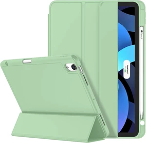 iPad Air 11 Inch Case M4 2026/ M3 (2025)/ M2 (2024) iPad Air 5th (2022)/ 4th Generation (2020) 10.9 Inch - Smart Cover with Pencil Holder and Soft TPU Back Auto Wake/Sleep(New Matcha Green) iPad Air 11 Inch Case M4 2026/ M3 (2025)/ M2 (2024) iPad Air 5th (2022)/ 4th Generation (2020) 10.9 Inch - Smart Cover with Pencil Holder and Soft TPU Back Auto Wake/Sleep(New Matcha Green)