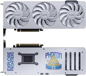 WEELIAO GUNNIR Intel Arc B580 12GB Photon OC White GDDR6 2850MHz Triple Fan Graphics Card (192-bit, PCI-Express 4.0 x8, HDMI/DisplayPort, Supports 4k)