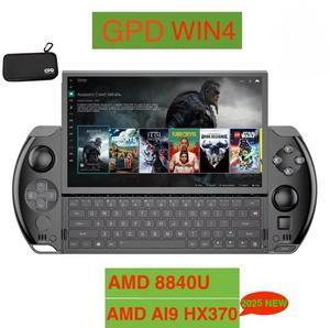 GPD WIN 4 2025 AMD Ryzen AI 9 HX 370 Handheld 6'' Touch Screen Mini PC Laptop for Black Myth Wukong Game Player Console,32GB LPDDR5 RAM/2TB M.2 NVMe 2280 SSD