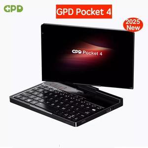 Original GPD Pocket 4 Laptop AMD Ryzen 7 8840U 8.8 Touch Screen Mini Laptop Mini Gaming Pc Pocket Laptop, 16GB LPDDR5+1TB SSD