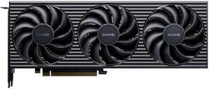 GUNNIR Intel Arc B580 Tri 12G OC Black Gaming Graphics Card - 12GB GDDR6 2800MHz Triple Fan Graphics Card (192-bit, PCI-Express 4.0 x8, HDMI/DisplayPort, Supp