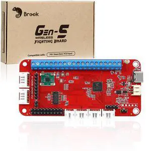 Brook Gaming Gen5W Fighting Board Wireless Compatible Controller Board for P5, PC & Steam Deck | Ultra-Low Latency | Turbo, Macro & RGB Customization Brook Gaming Gen5W Fighting Board Wireless Compatible Controller Board for P5, PC & Steam Deck | Ultra-Low Latency | Turbo, Macro & RGB Customization