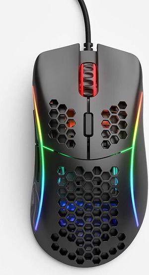 Glorious Gaming Mouse - Glorious Model D Honeycomb Mouse - Superlight RGB PC Mouse - 68 g - Matte Black Wired Mouse