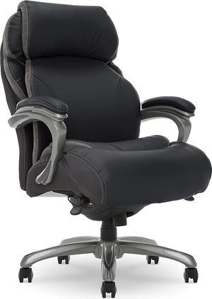 Serta Big and Tall Executive Office Chair with AIR Technology and Smart Layers Premium Elite Foam, Supports up to 350 Pounds, Bonded Leather, Black
