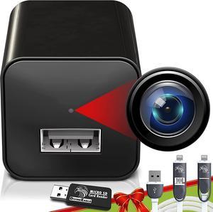 Spy Camera Charger | Hidden Camera | Mini Spy Camera 1080p | USB Charger Camera | Hidden Spy Camera | Hidden Nanny Cam | Hidden Spy Cam | Hidden Cam | Surveillance Camera Full HD