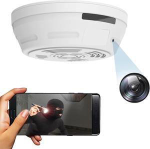 Spy Camera Smoke Detector Hidden Camera - WiFi 180 Days Standby 1080P HD Night Vision PIR Motion Detection Video Recorder Ceiling Nanny Cam