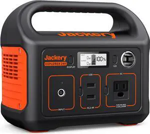 Portable Power Station Explorer 240, 240Wh Backup Lithium Battery, 110V/200W Pure Sine Wave AC Outlet, Solar Generator (Solar Panel Not Included) for Outdoors Camping Travel Hunting Emergency