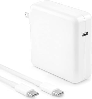Mac Book Pro Charger - 118W USB C Charger Power Adapter Compatible with MacBook Pro 16, 15, 14, 13 Inch, MacBook Air 13 Inch, iPad Pro 2021/2020/2019/2018 and All USB C Device, 7.2ft USB C to C Cable