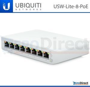 Ubiquiti Networks UniFi Managed Layer 2 Switch Lite 8 PoE 60W, USW-Lite-8-PoE