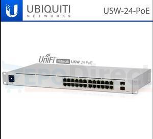 Ubiquiti UniFi Managed 24 Port Gigabit Switch with 802.3at PoE+ and 802.3bt  PoE - USW-Pro-24-POE