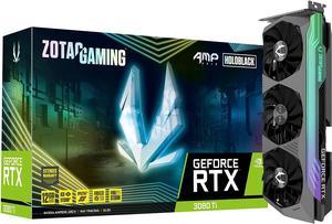 ZOTAC GAMING GeForce RTX 3080 Ti AMP Holo 12GB GDDR6X 384-bit 19 Gbps PCIE 4.0 Gaming Graphics Card, HoloBlack, IceStorm 2.0 Advanced Cooling, SPECTRA 2.0 RGB Lighting, ZT-A30810F