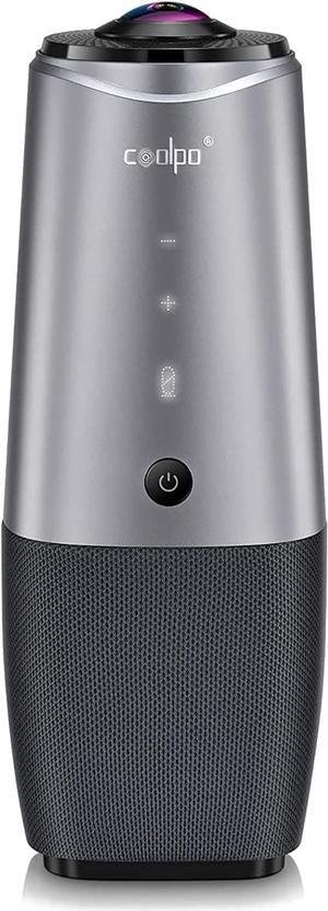 Video Conference Camera - 4K Conference Camera with Microphone, 360° View Conference Camera, AI-Sensor Facecapture Camera with 4 Microphone, All-in-One Conference Webcam for Zoom Skype Hangout Meeting