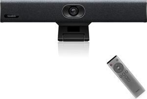 UVC34 4K Video Conference Camera Certified for Microsoft Teams, 120° Wide Angle Webcam, All in One USB Video Bar, Auto Framing, Audio and Video Conferencing System for Huddle Meeting Room