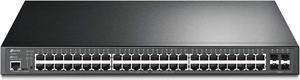 TP-Link TL-SG3452P | 48 Port Gigabit L2+ Managed PoE Switch | 48 PoE+ Port @384W, 4 x SFP Slots | PoE Auto Recovery | Omada SDN Integrated | IPv6 | Static Routing | Limited Lifetime Protection