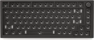 Glorious Gaming Mechanical Gaming Keyboard - GMMK Pro Series - Custom Keyboard - TKL Hot Swappable Keyboard - Barebones - Premium Wired RGB 75% Percent Keyboard - Black Slate ANSI