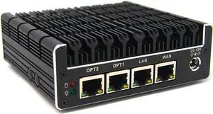 Protectli Vault FW4B - 4 Port, Firewall Micro Appliance/Mini PC - Intel Quad Core, AES-NI, 8GB RAM, 120GB mSATA SSD