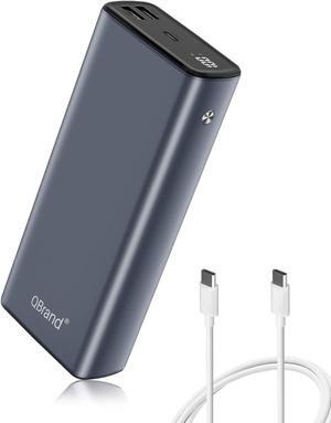 PD 65W Power Bank 30000 mAh, QBrand Portable Laptop Charger QC 3.0 Battery Pack for MacBook, Fast Charging Laptop Power Bank with 3 Outputs for iPhone, Android, iPad, Samsung, Switch