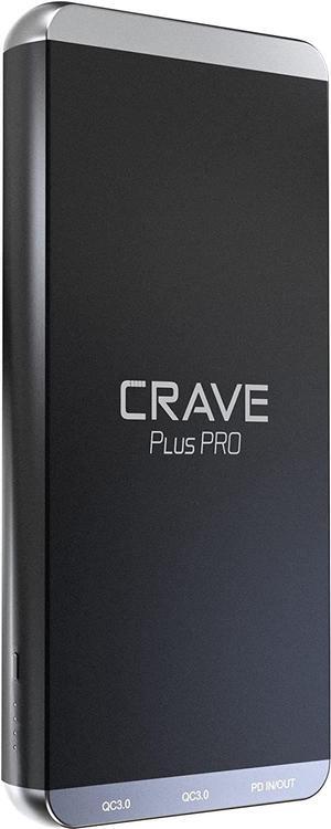 PD Power Bank, Crave Plus PRO Aluminum Portable Charger with 20000mAh [Quick Charge QC3.0 Dual Ports + Power Delivery PD Type C 45W] External Battery Pack for MacBook, iPhone, Samsung and More