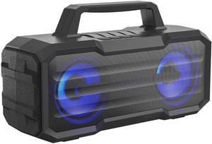 Fiodio Portable Bluetooth Speakers, Wireless IPX6 Waterproof Outdoor Travel Party Speaker, Built-in Microphone, USB for Sports, Beach, Hiking And Camping