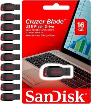 SanDisk 16GB USB Flash Drive Thumb Memory Stick Pen Drive Wholesale lot 10 Pack