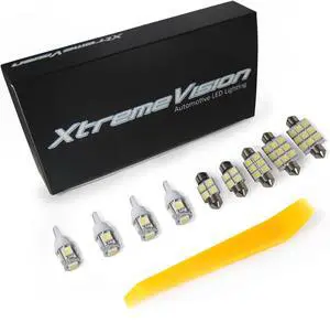 XtremeVision Interior LED for Mercedes C Class 2000-2007 (14 Pieces) Cool White Interior LED Kit + Installation Tool