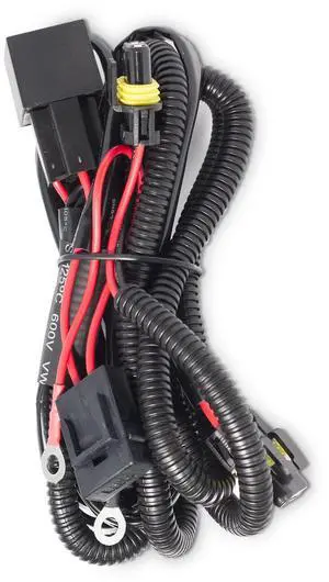 XtremeVision 9006/9012 / H10 / 9005 HID Battery Wiring Relay Harness 12V 40 AMP 35W/55W for HID