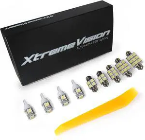 XtremeVision Interior LED for Nissan 370Z 2009-2014 (8 Pieces) Red Interior LED Kit + Installation Tool