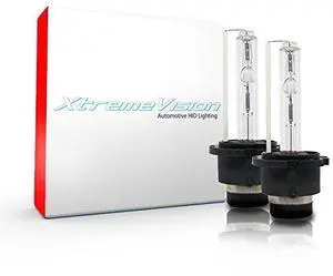 XtremeVision HID Xenon Replacement Bulbs - D4S / D4R / D4C - 5000K Bright White (1 Pair)
