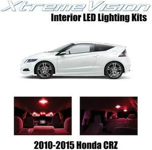 XtremeVision Interior LED for Honda CR-Z 2010-2015 (9 Pieces) Red Interior LED Kit + Installation Tool