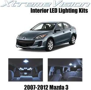 XtremeVision Interior LED for Volkswagen Jetta Golf 2011-2012 (12 Pieces) Cool White Interior LED Kit + Installation Tool