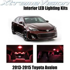 XtremeVision Interior LED for Toyota Avalon 2013-2015 (6 Pieces) Red Interior LED Kit + Installation Tool