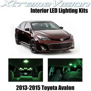 XtremeVision Interior LED for Toyota Avalon 2013-2015 (6 Pieces) Green Interior LED Kit + Installation Tool
