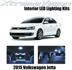XtremeVision Interior LED for Volkswagen Jetta 2015+ (9 Pieces) Cool White Interior LED Kit + Installation Tool