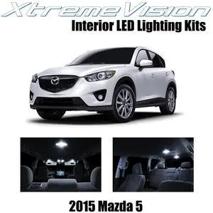 XtremeVision Interior LED for Mazda 5 2015+ (6 Pieces) Pure White Interior LED Kit + Installation Tool